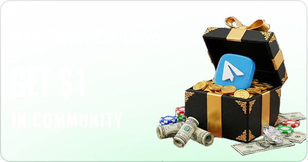 New player exclusive: get $1 in the community
